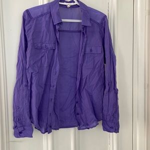 long sleeved button up shirt